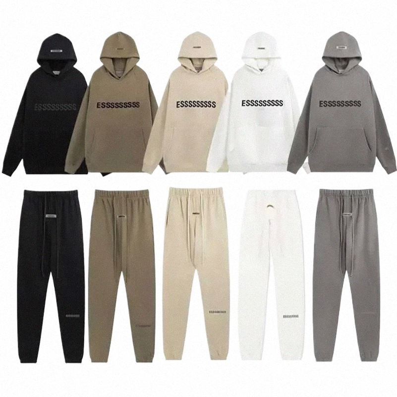 essential Hoodie Mens Designer Baggy Hoody Casual Tracksuit Pullover Skateboard Pull Jogger Set Loose Jumper Hip Hop Sports 2025 Clothing 75Jn#