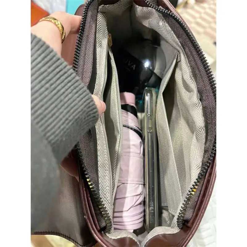 Faux Suede Womens Shoulder Bag Maillard Style Ladies Underarm Bags Simple Female Crossbody Bag Clutch Purse Handbags Z250807