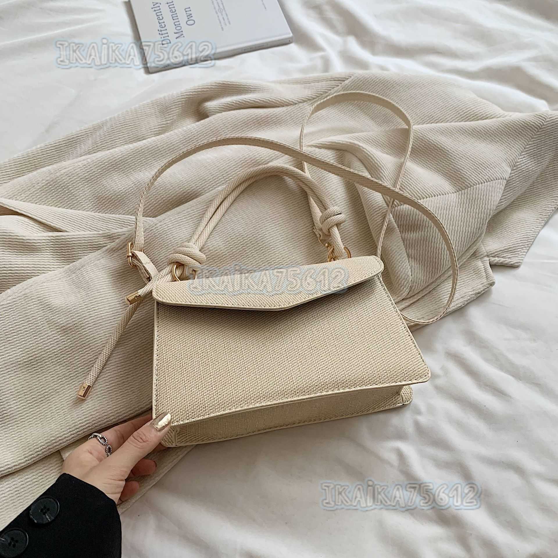 High-quality Texture Bag for Women 2024 Summer New Fashion Color-block Handbag Small Square Bag Versatile Shoulder Crossbody Bag for Women H250806