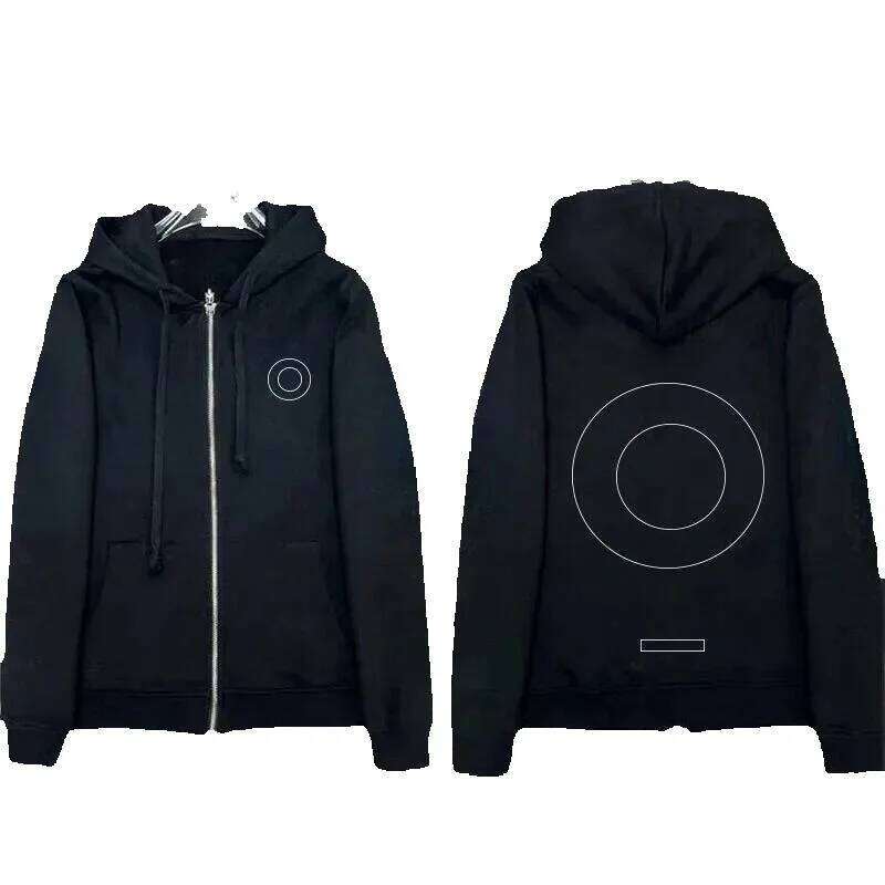 chrome Designer Zipper Hoodies Men Jackets Hoodie Long Sleeves Jacket Loose Outwear Coats Hoody Mens Woman Streetwear Clothes