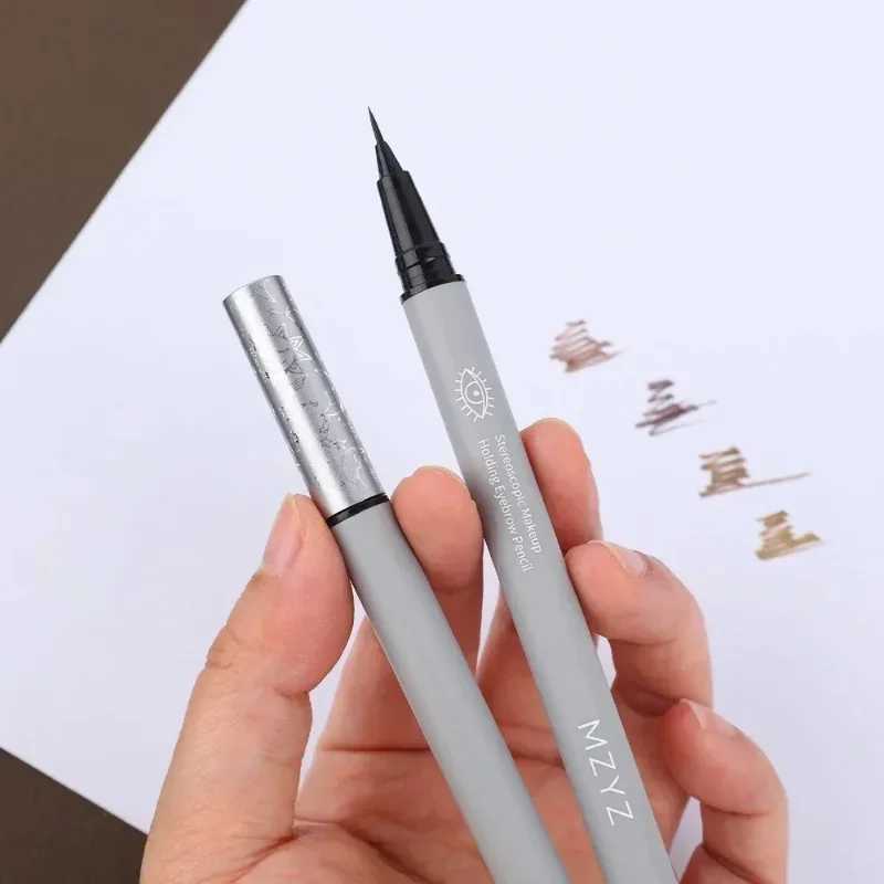 Water Liquid Eyebrow Pencil Waterproof Long Lasting No Blooming Eyeliner Lying Silkworm Ultra Fine Eyebrow Tattoo Pencil Makeup W250807