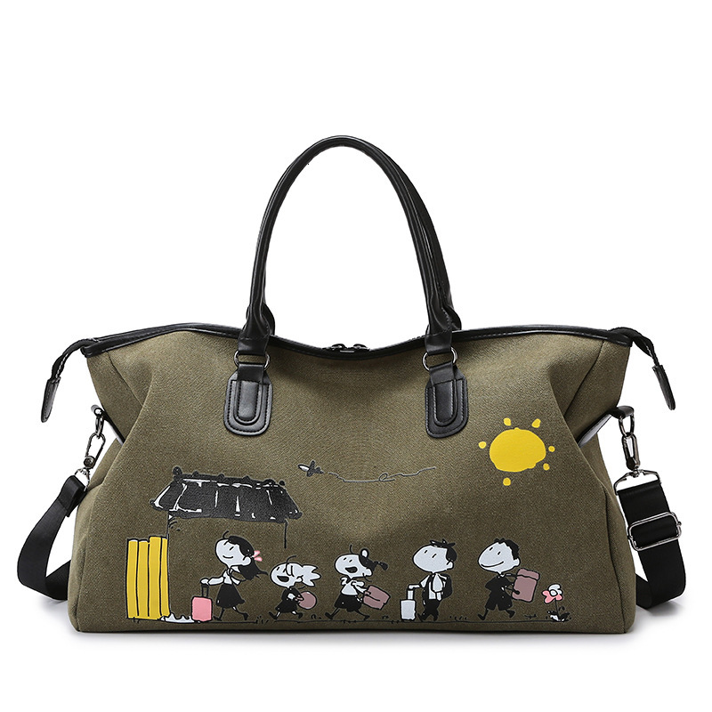 New Graffiti Print Travel Large Capacity Unisex Sports Yoga Bag Multifunctional Casual