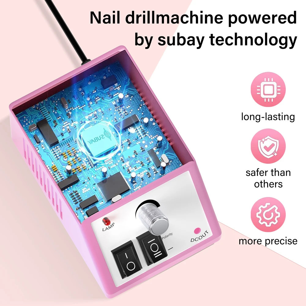 LINMANDA 20000 RPM Manicure Drill Machine Set Electric Nail Drill Machine Gel Polish Remover Portable Nail Polisher Equipment 250807