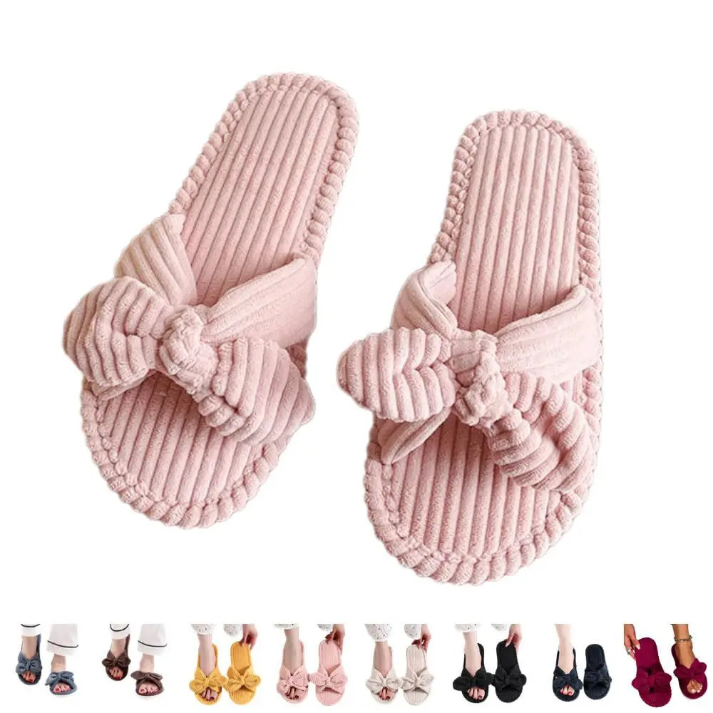 Womens Sweet Slides For Season Bohemian Slippers Home Comfortable Light Silent EVA Slip Living Room Shoes 250805