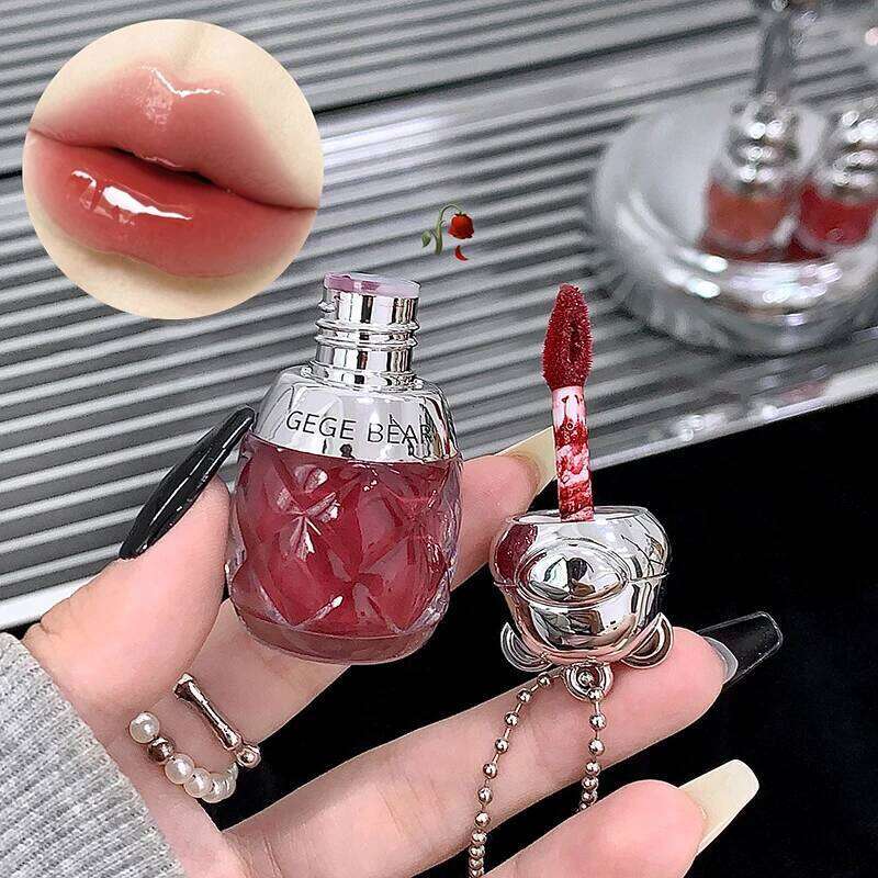 Clear Water Light Gloss Juicy Moisturizing Hydrating Mirror Jelly Glaze Plumping Lip Color Liquid Lipstick Tint Cosmetic X250807