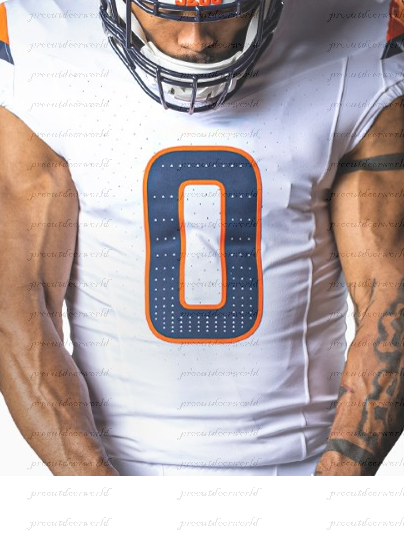 2024 Throwback Men's Navy/Orange/White Football Jeresys Custom Embroiderey Bo Nix Patrick Surtain II John Elway Courtland Sutton