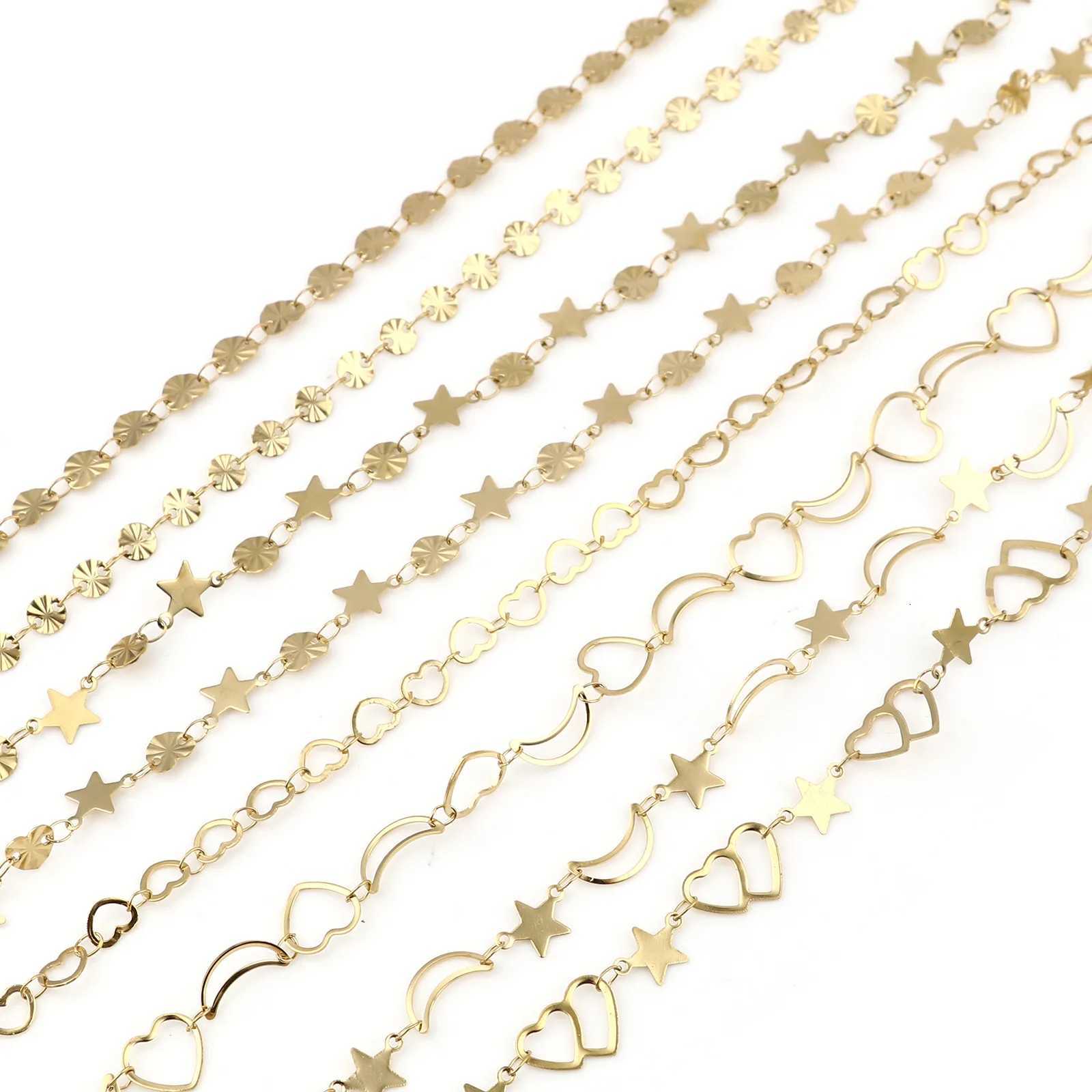 12 Styles 304 Stainless Steel Anklet Gold Color Chain Anklet For Womenon the leg Beach Barefoot Foot-Chain Jewelry Y250805