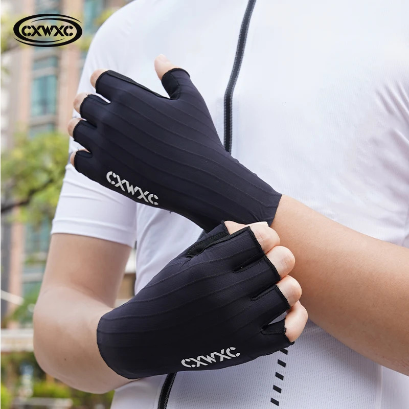 CXWXC Cycling Half Finger Gloves Men Women Breathable Antislip Glove Fitness Sport Training With Extended Wrist Guard 250729