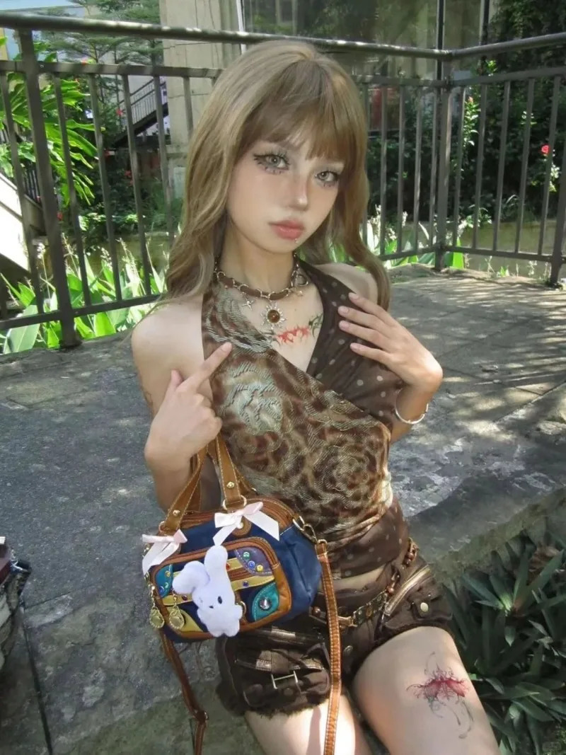 Subcultural American Vintage High Street Sexy Shorts Personality Practical Y2k Aesthetic Punk Girl Bottom Harajuku Short Pant 250806