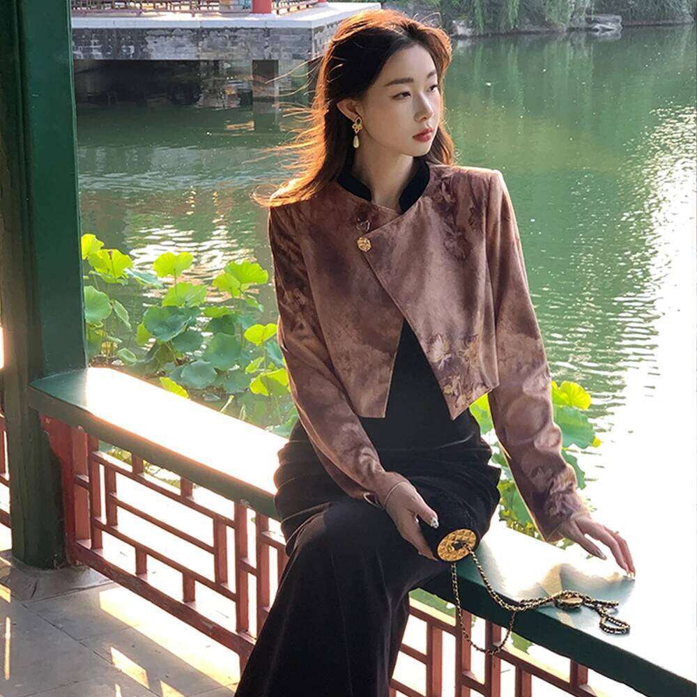 Designer Clothing 2025 Plus Size Women's Autumn And Winter Casual Loose Retro Cotton Coat Long Sleeve Comfortable Single Button Top 2024 New Clot