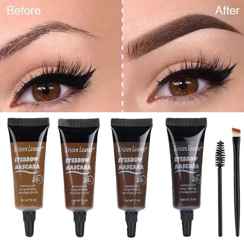 100% Waterproof Quick-drying Natural Stain Coloring Liquid Eyebrows Enhancers 3D Wild Brow Setting Gel W250807