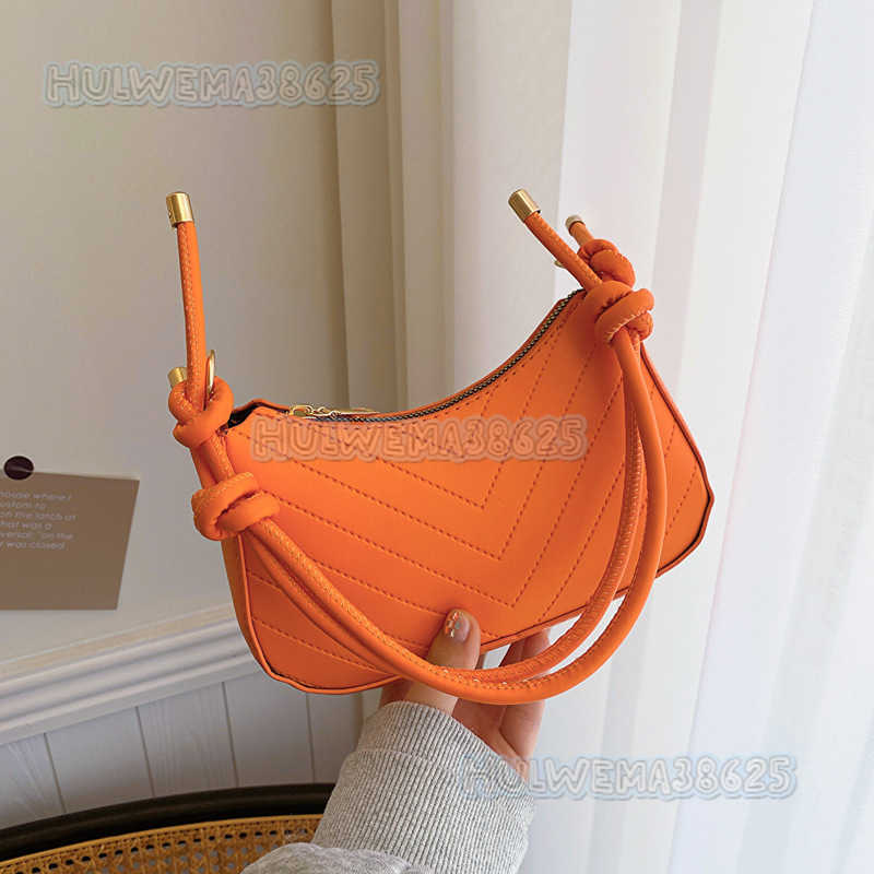 Trendy Fashion Solid Color Versatile Single Shoulder Underarm Bag 2024 Spring New Style Chic Crossbody Small Square Bag H250806