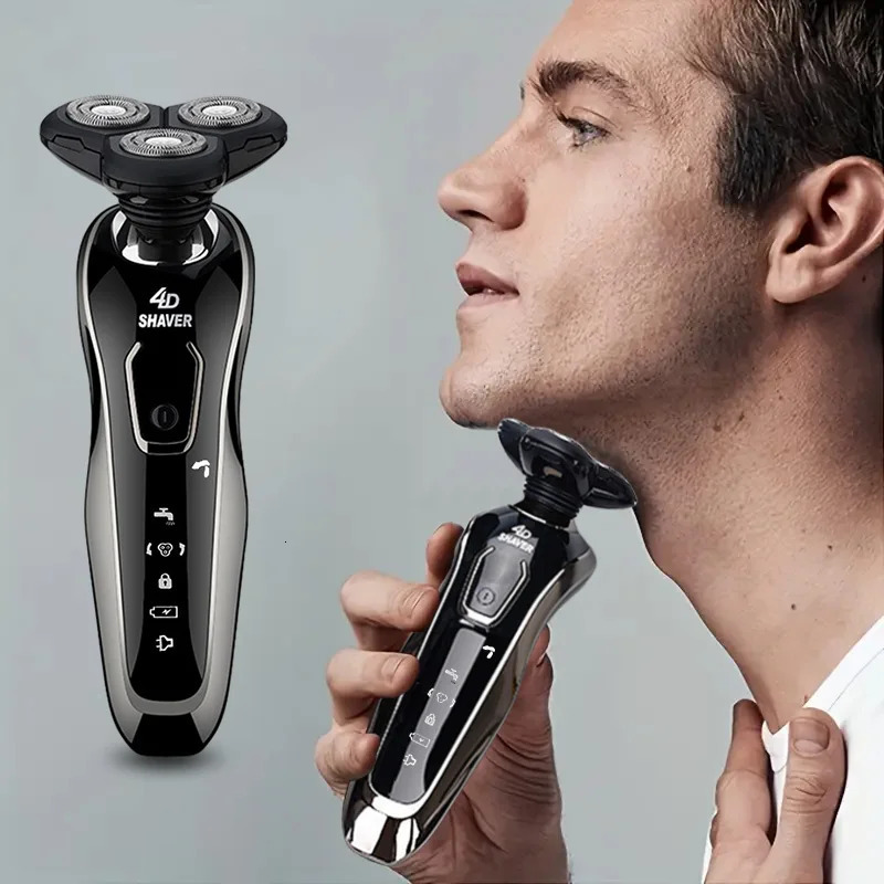 Professional mens electric shaver with smooth and comfortable shaving time suitable for facial trimming and cleaning 250805