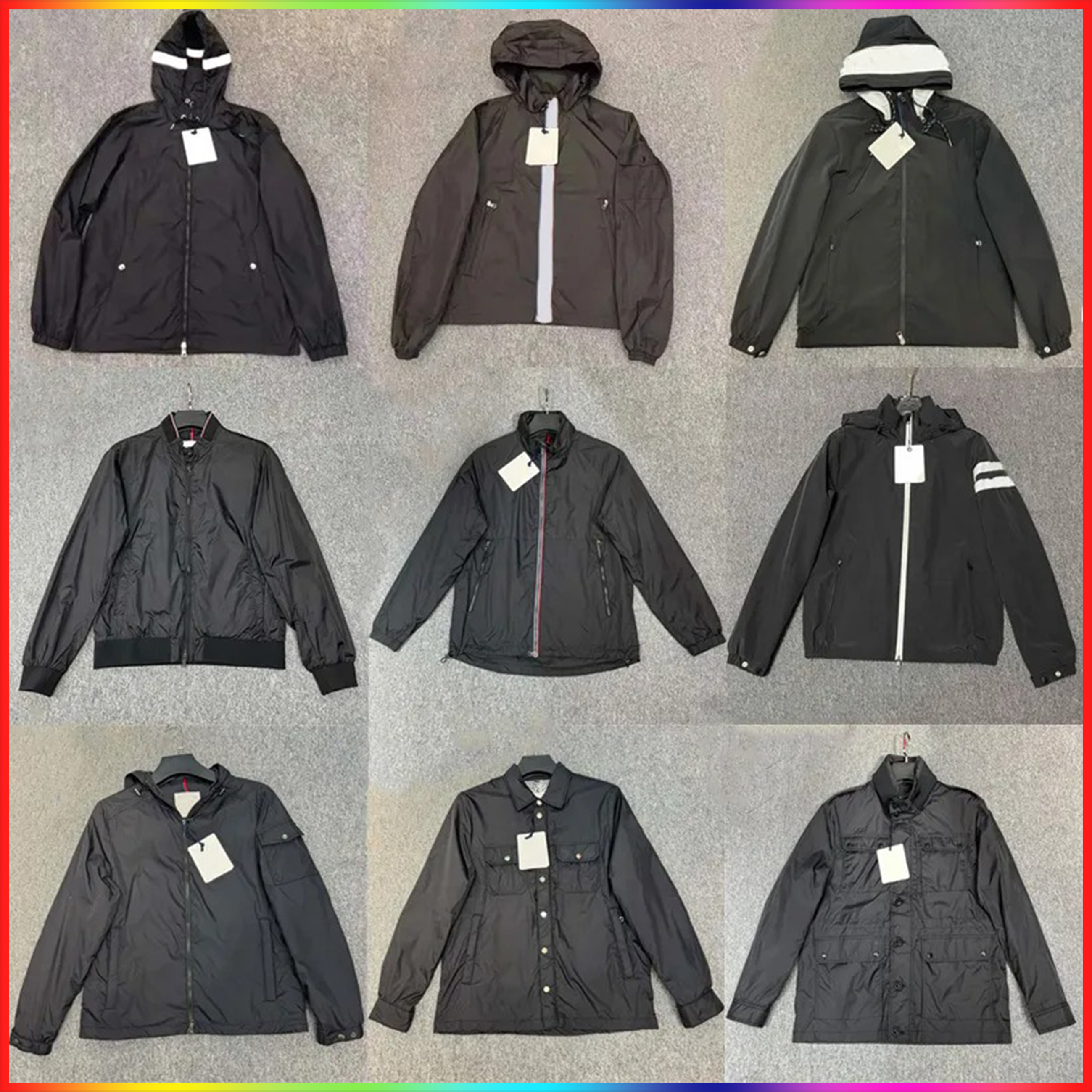 Jacket windbreaker mens hoodie varsity jacket mens women designer windbreaker hoodie waterproof spring and autumn hooded sports windbreaker sportswear jackets