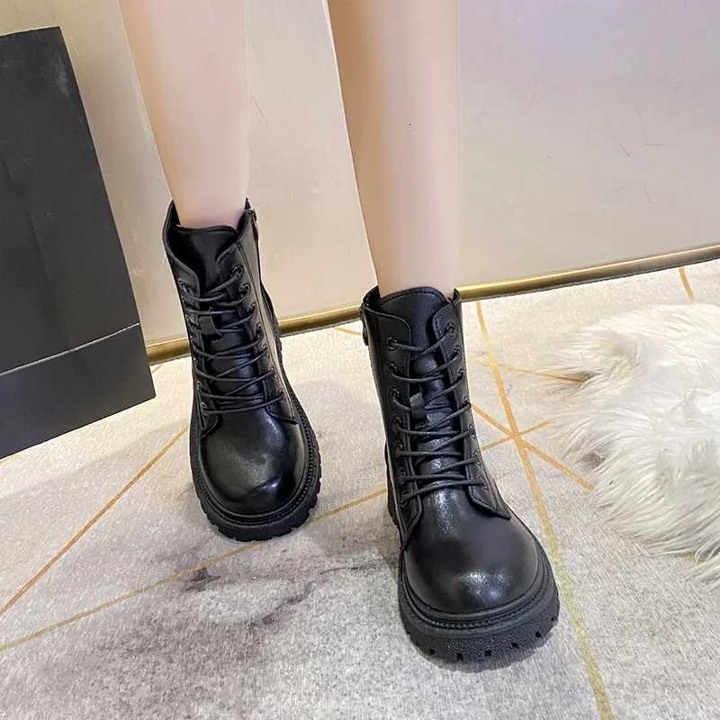 Spring/Autumn Sexy Increased Side Zipper Cool Walking Comfortable New Cross Strap Elegant Short Boots Reliable Womens Shoes XJ250807