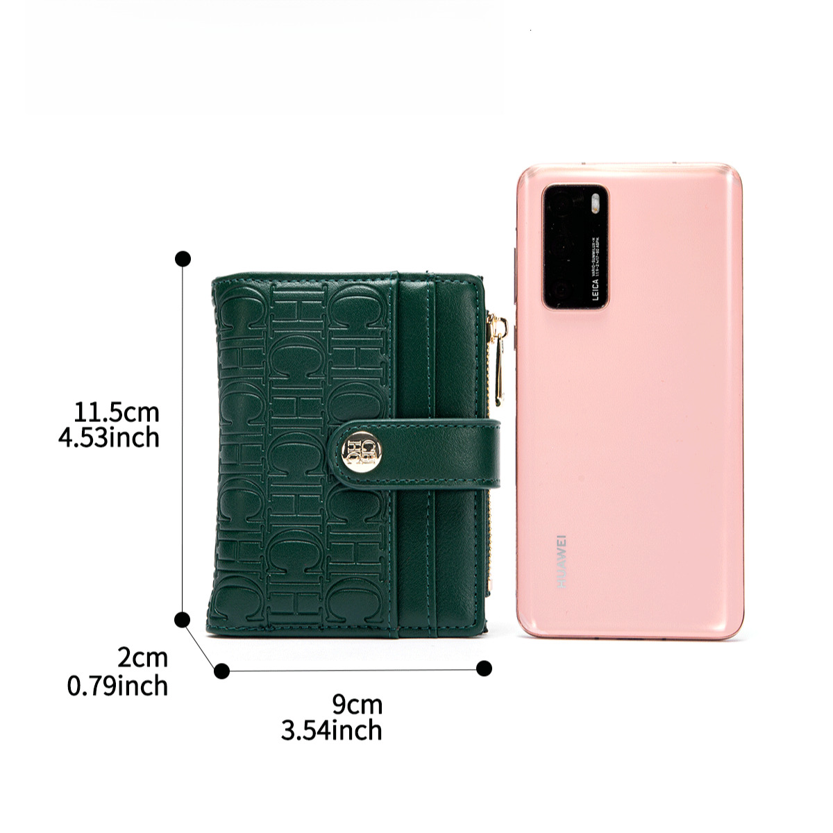 Free Shipping Designer Luxury Classic Printed Square Women's Small Wallet Fashion Lock Folding Wallet Compact Lightweight Card Holder Handbag