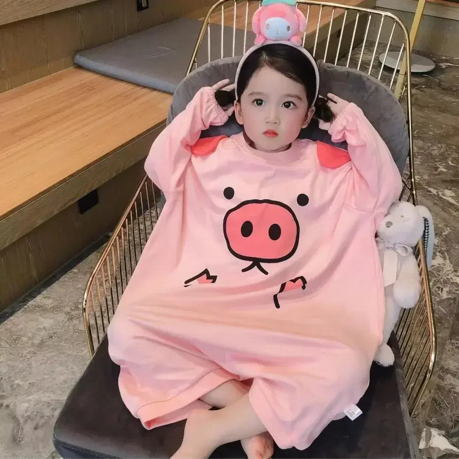 Children Onesies Pajamas Sleeping Bag Kids Baby Girls Boys Stitch Jumpsuits Costume Long Sleeve Children Sleepwear 250806