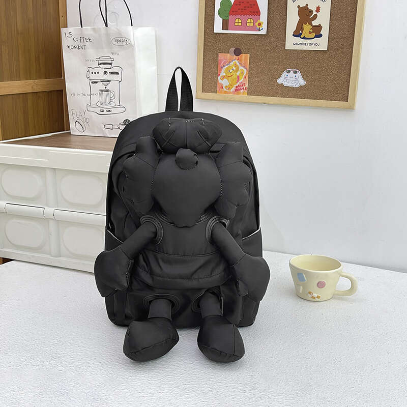 Cartoon 2025 New Fashion Casual Travel Large Capacity Student Plush Backpack Trendy Versatile