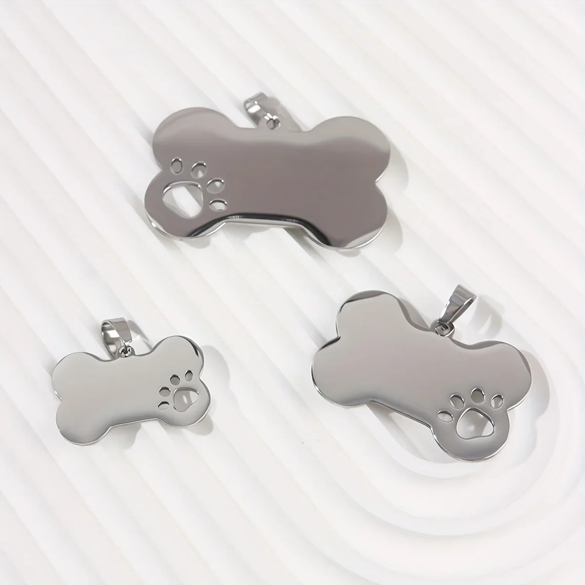1 pc- Engraved personalized dog tag - Anti loss pet name pendant for small medium and large dogs - Decorative pendant 250805