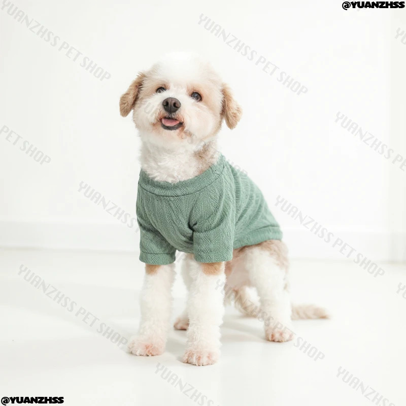 Lucky Bear Puppy Sweater - Warm Comfy Home Clothes for Dogs | Summer AC Shirts for Shih Tzu Chihuahua | Cute Pet Pajamas 250806 - view 4