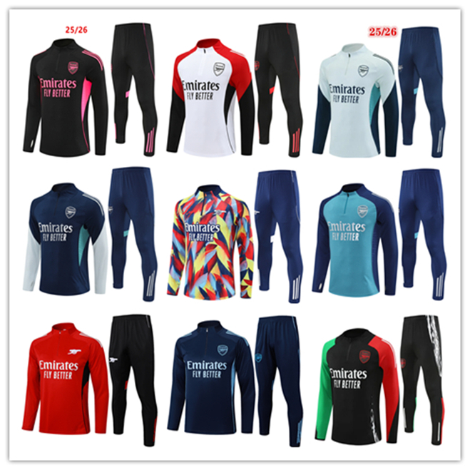 2025 2026 SAKA Pink aArsenal tracksuit Football soccer jerseys 24 25 26 Gunners training suit ODEGAARD THOMAS TIERNEY SMITH ROWE Transport Men Kids sportswear kit