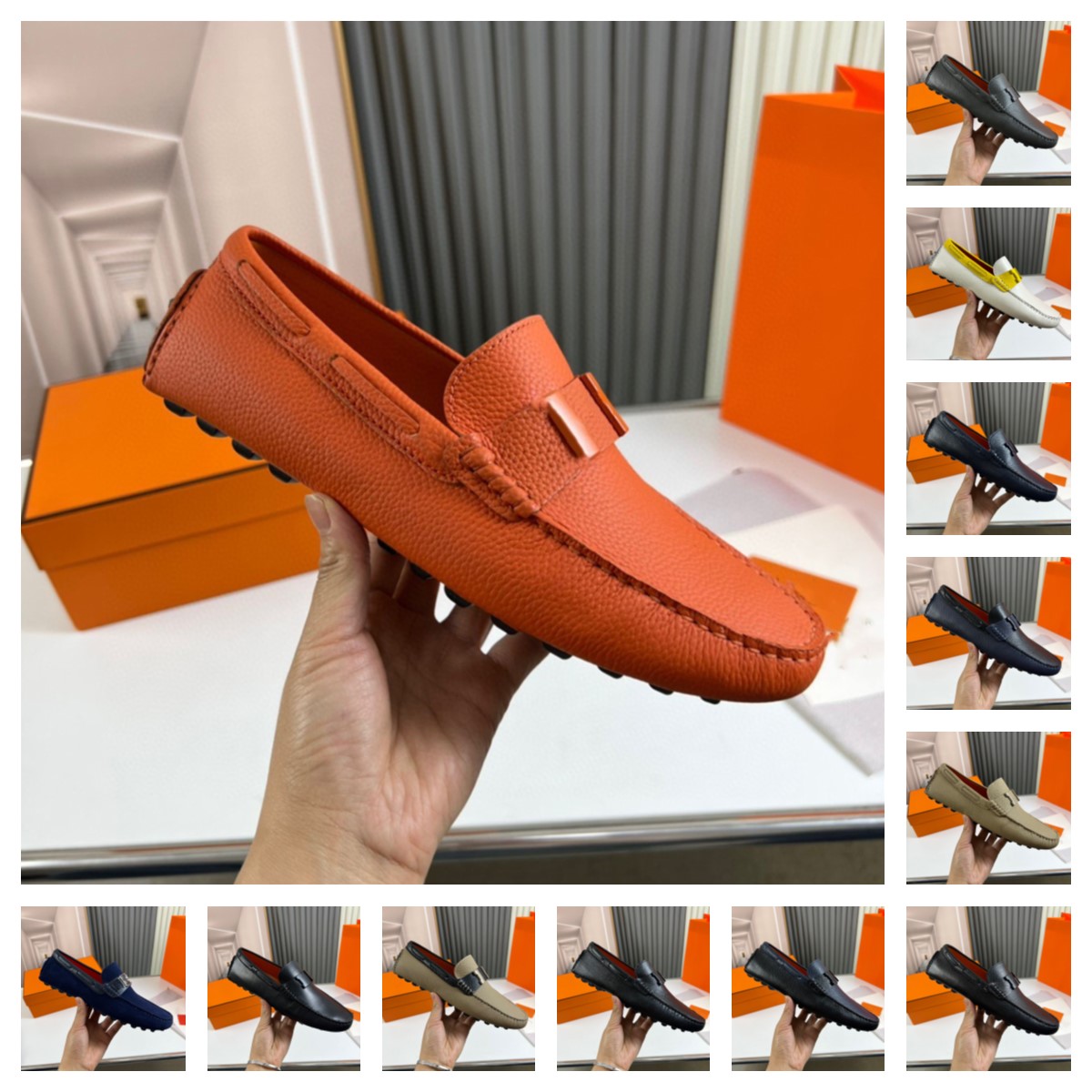 69Model Size 46 Loafers Designer Men Luxurious Shoes Fashion Driving Black Designers Loafers Male Slip on Shoes Comfy Casual Moccasins Men Loafers