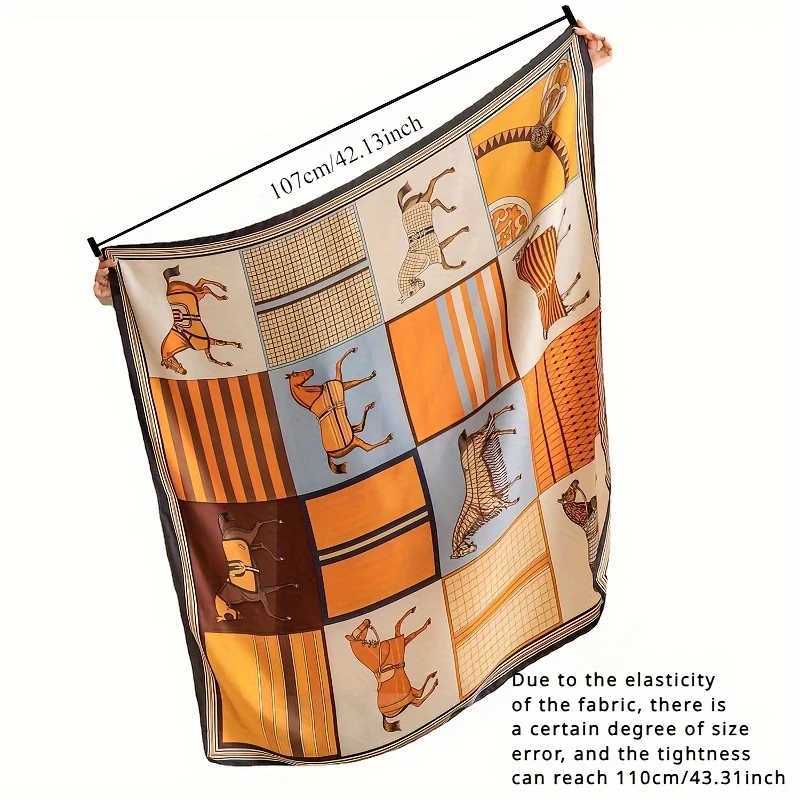 Spot goods Blanket Silk Headband Scarf: Satin Square Neck Scarf for Women - Fashion Headpiece, Hair Band & Neckerchief