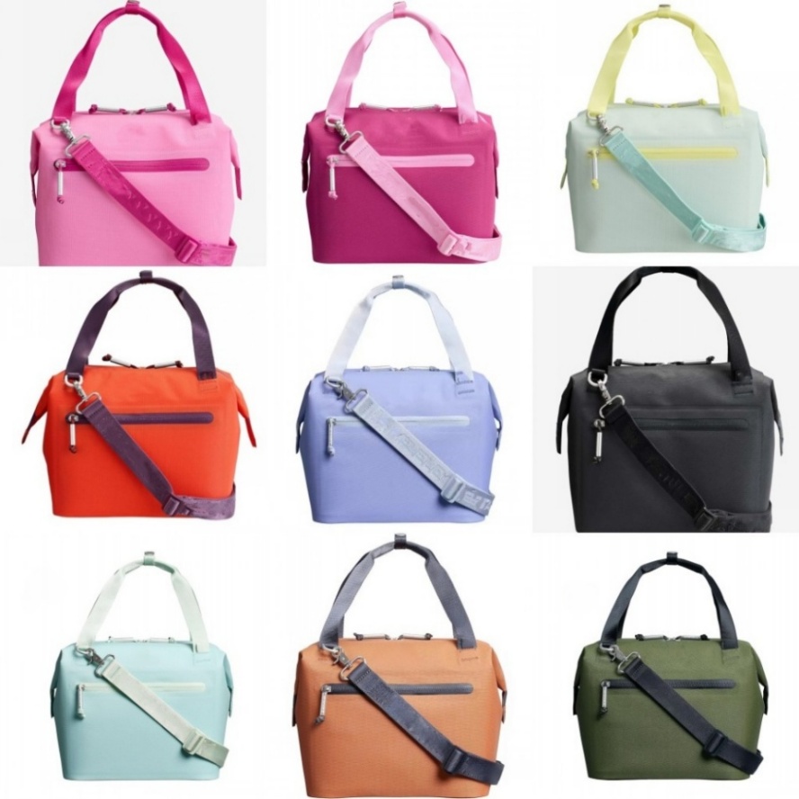 US Warehouse Lunch Bag Box All Day Julienne Mini Soft Cooler 10-Can Recycled Polyester Cooler 12-Hour Cooling Travel Cooler Bags Light Pink