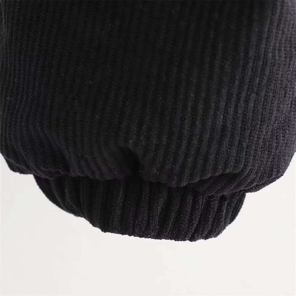 Designer Clothing 2025 UNIZERA Autumn/Winter New Product Fashion Women's Clothing Loose Long Sleeve Corduroy Short Hooded Coat Cotton Jacket