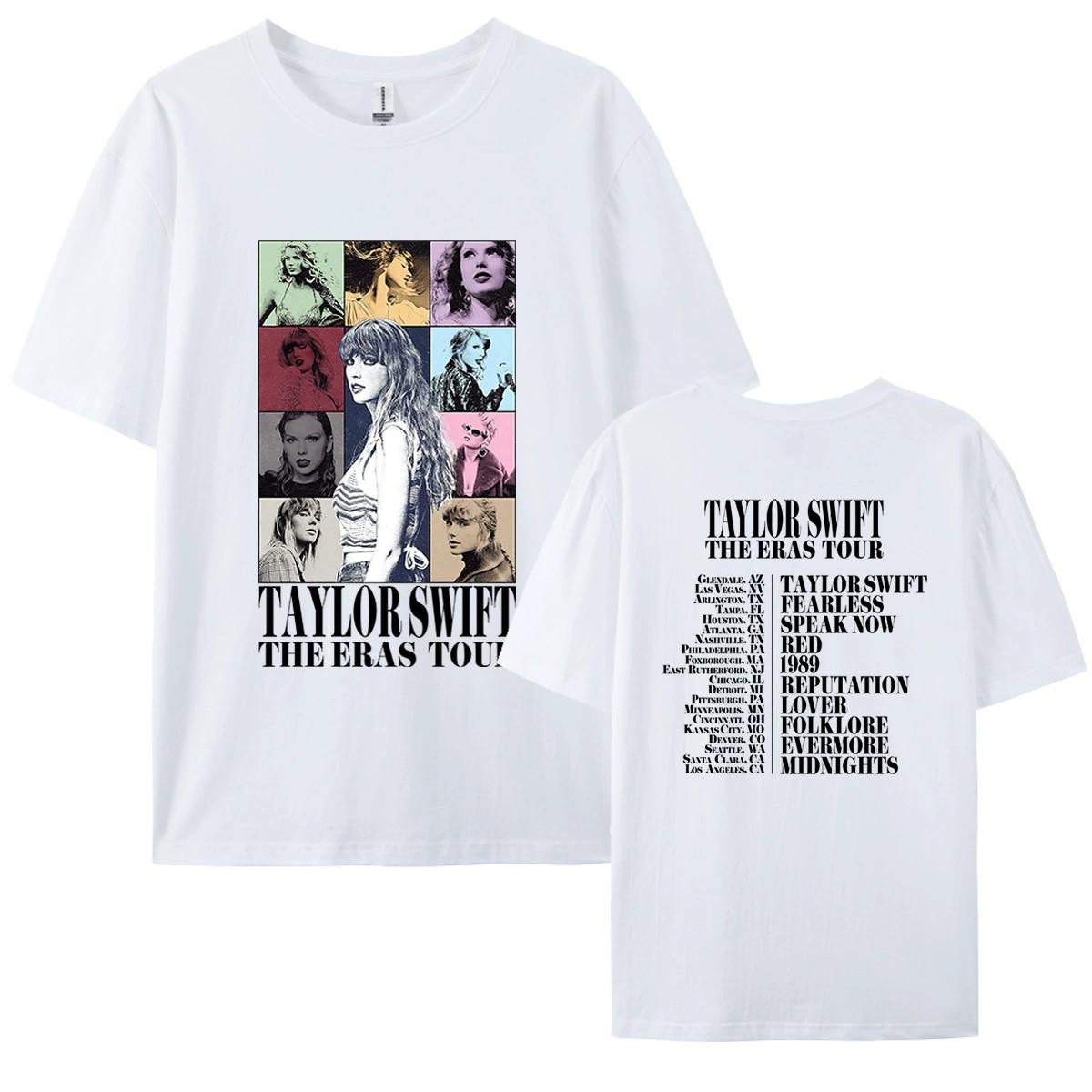 Modern fashionable printed round neck T shirt (for men and women)