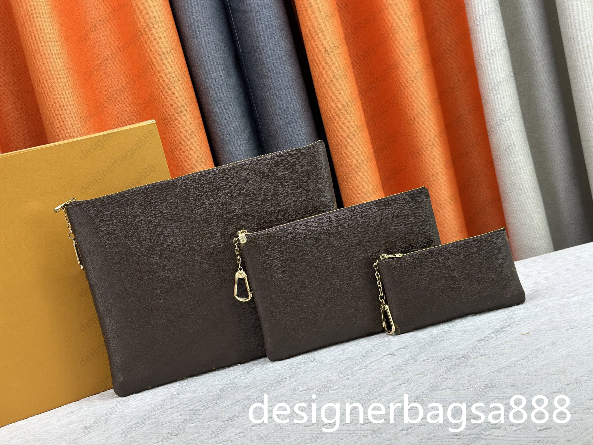 Designer coin purse for men and women, classic luxury key coin purse, passport clip, credit card clip, tablet bag, 62650 13359 13560 13561