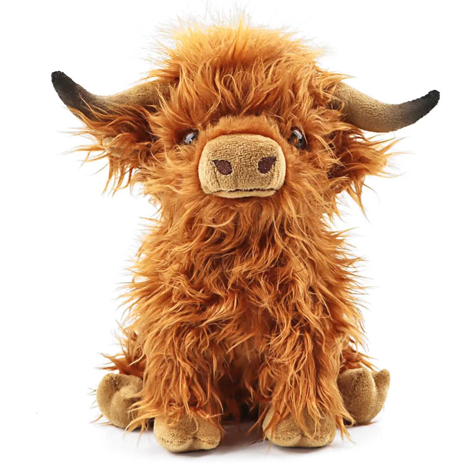 Highland Cattle Slippers Scottish Highland Cow Slippers Plush Non Slip Soft Home Indoor Cute Slippers for Women and Men Gifts XJ250807