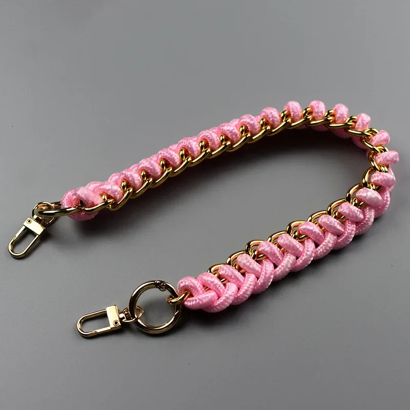 DIY Lady Handbag Braided Bag Straps Handmade Rope Woven Short 40cm Length Bag Strap Easy Matching Chain Shoulder Bag Belt 250807