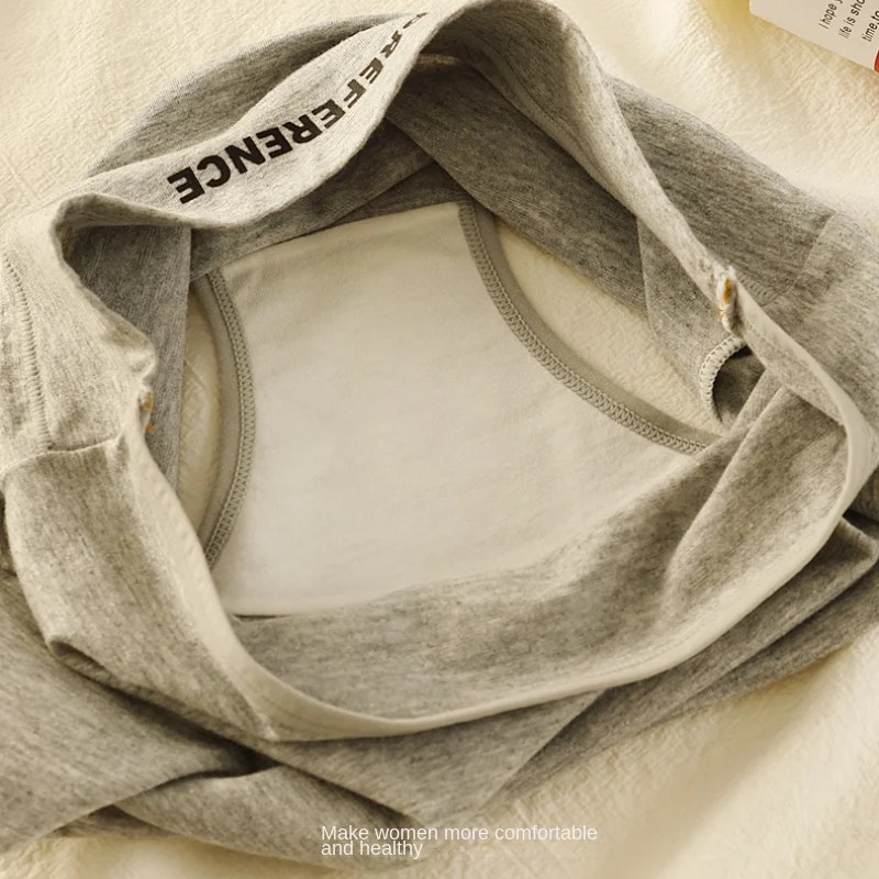 3PCSset Color Panties Cotton Women Comfortable Highwaist Underwear Soft Lingerie Breathable Female Panty Fitness Sports Briefs 250807