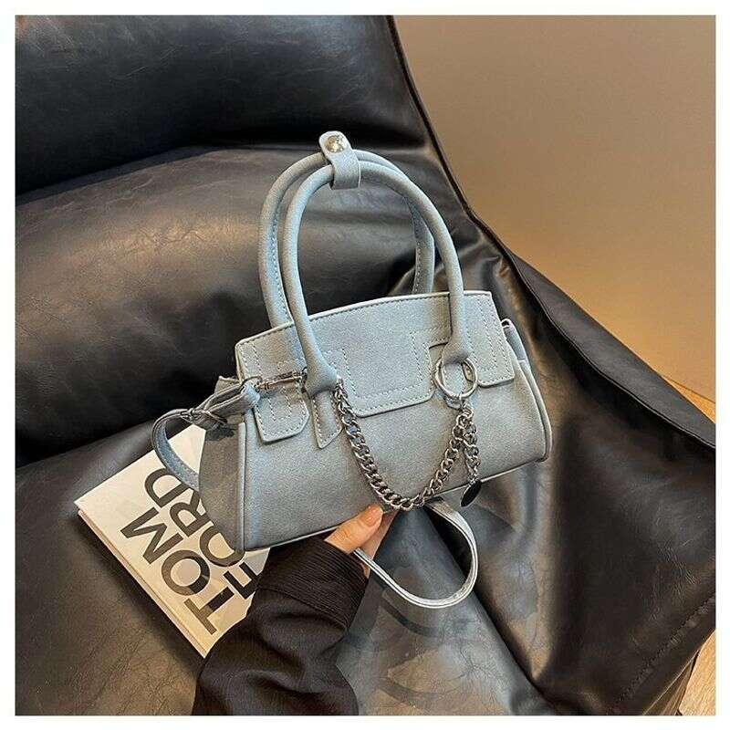 European and American Leisure Shoulder for Women 2024 New Simple Texture Crossbody Fashion Handbag Small Square Bag