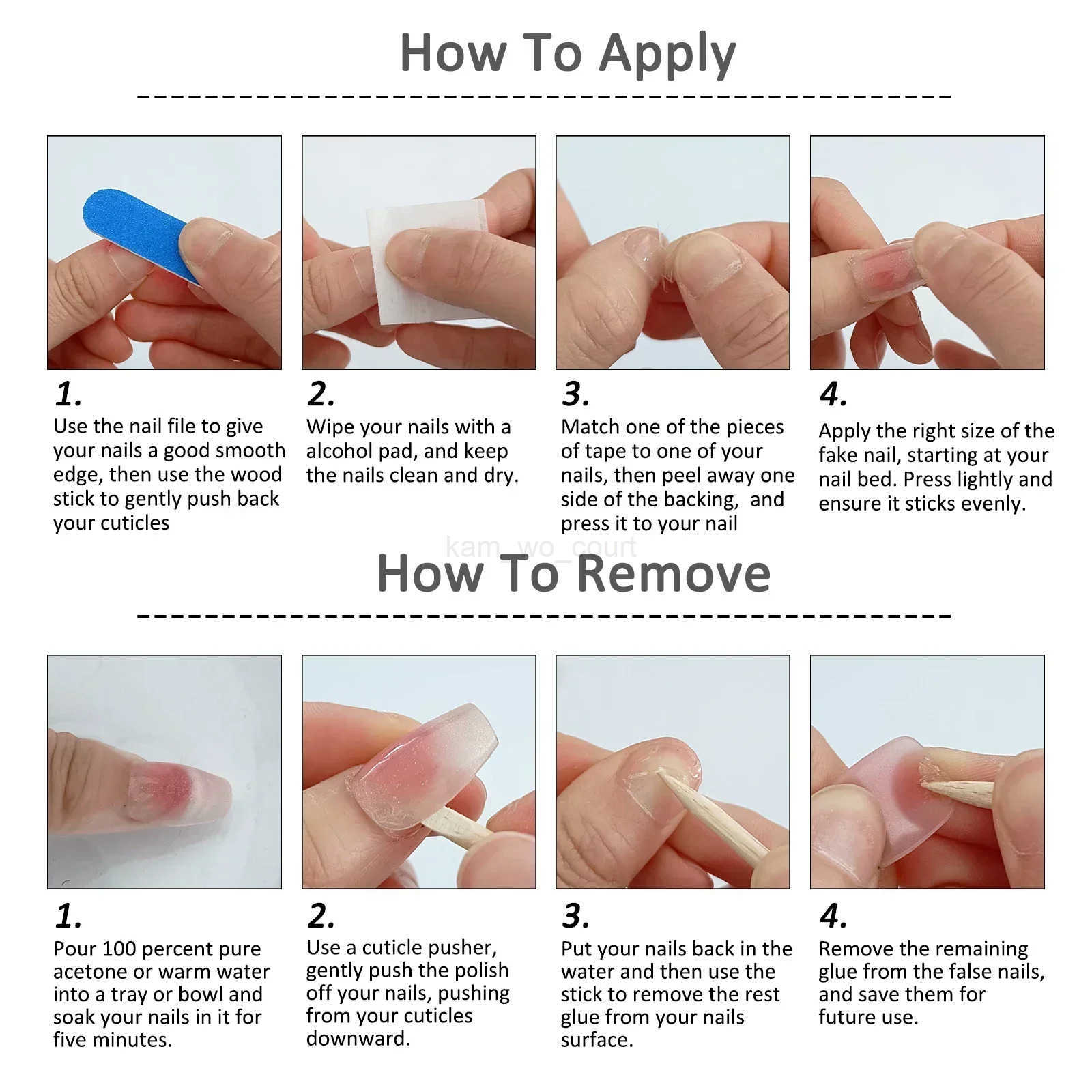 10Pcs Cute Handmade Press On Nails Full Cover Pearls Design Short Round Head False Nails Artificial Manicure Wearable Nail Tips M250807