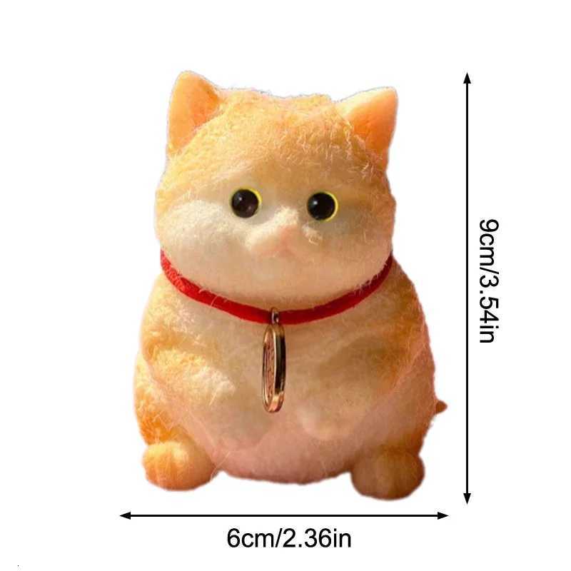 ute Big Cat Taba Squishy Silicone Fuzzy Super Big Plush Cat Handmade Kitten Squeeze Toy Mochi Toy Hand Relax Antistress Gift Z250807