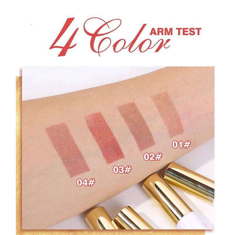 2025 New Tear-off Gloss Lasting Moisturizing Base Color Non-stick Cup Dyed Glaze 4 Colors Charming Gold Lip Makeup X250807