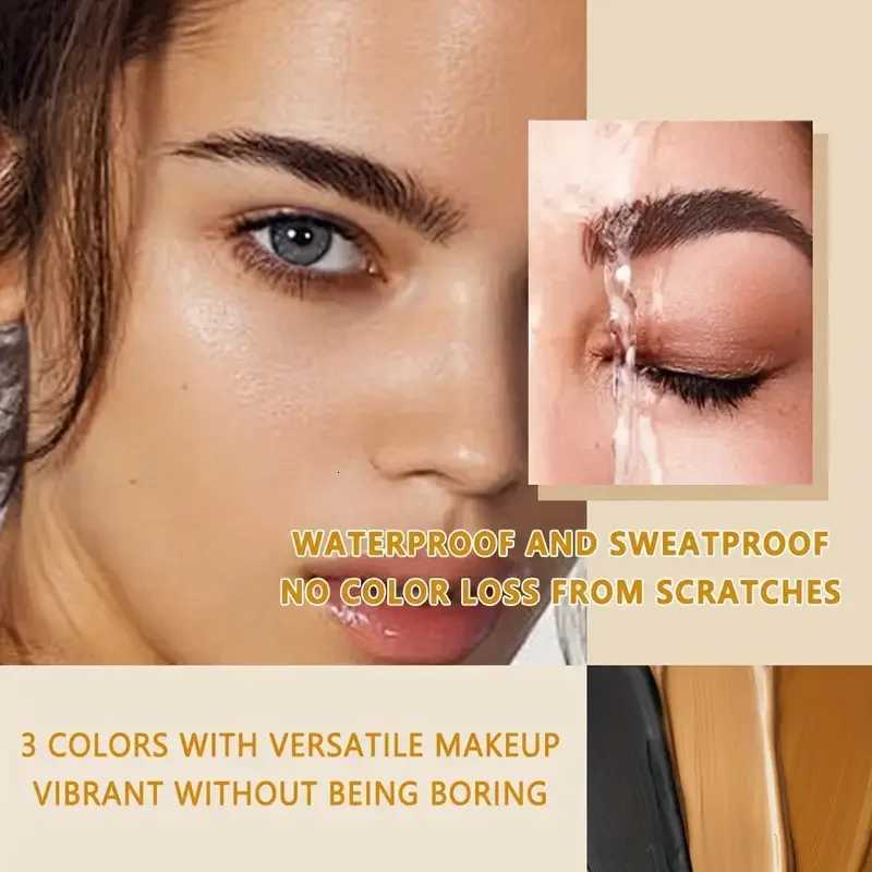 Eyebrow Dye Kit Waterproof and Sweat-proof Eyebrow Dye Comes with a Brush Long-lasting Eyebrow Shaping and Enhancement Effect W250807