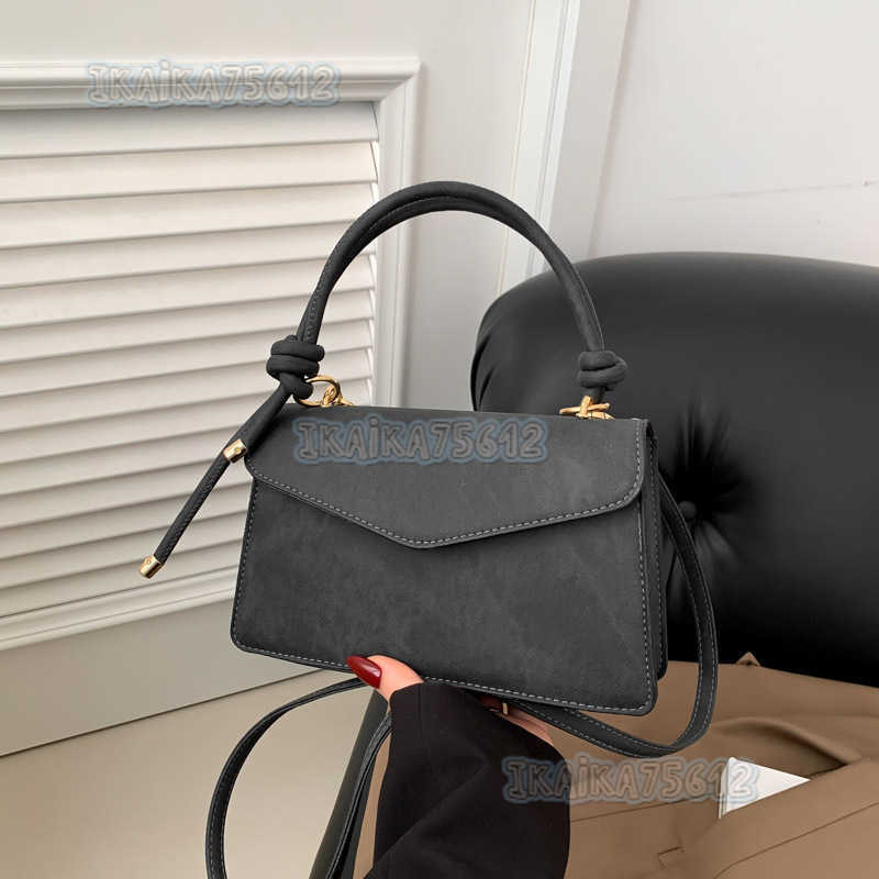 Celebrity Fashion Simple and Personalized Small Bag for Women Spring 2024 Versatile Single Shoulder Crossbody Bag Small Square Bag H250806