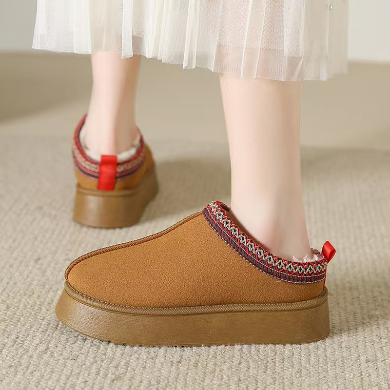 Designer snow boots women's slippers platform boots slide cover classic ultra mini slippers wool suede men's shoes women's winter ankle