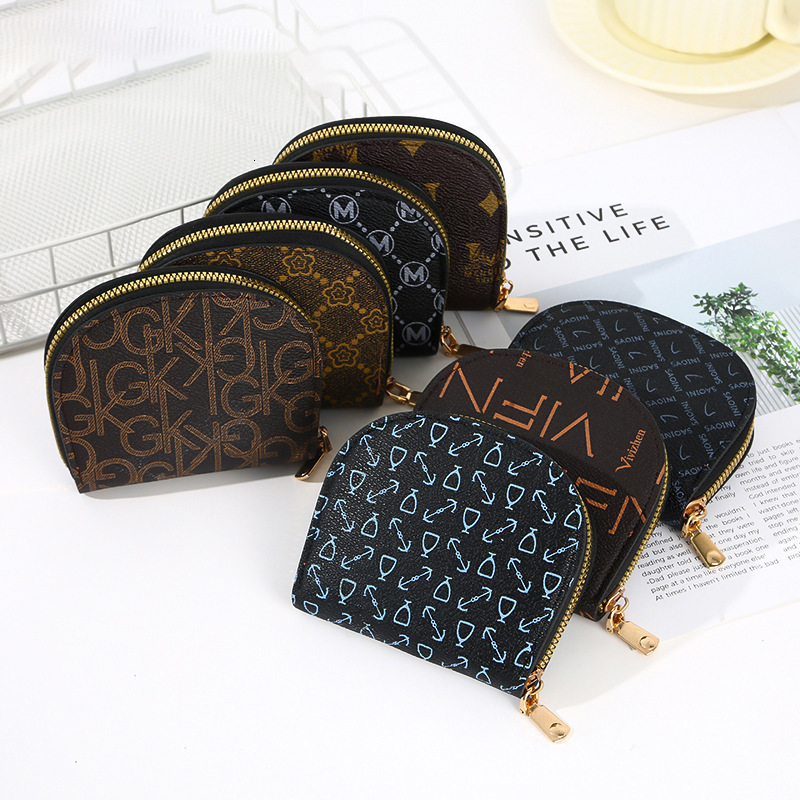 Designer 2025 New European And American Women Printed Wallet Fashionable Multi-purpose Multi-card Slot Card Holder Card Box Multi-functional Zipper Co