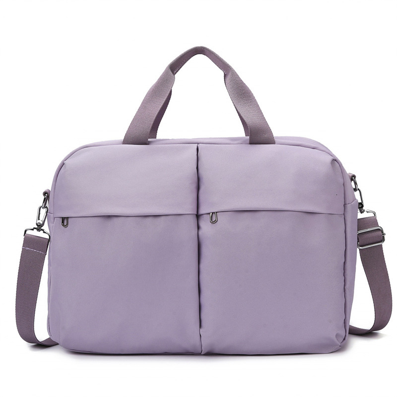 New Minimalist Solid Color Crossbody Large Capacity Strap Shoulder Multifunctional Sports Fiess Yoga Bag