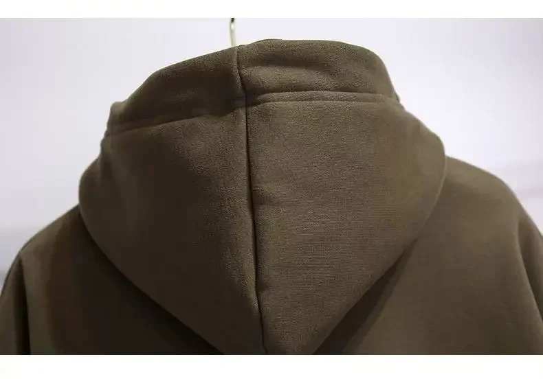 Men Oversized Pullover Hoodie Cotton Loose Sportswear Joggers Gym Sports Fitness Running Training Coat Casual Fashion Sweatshirt 250807