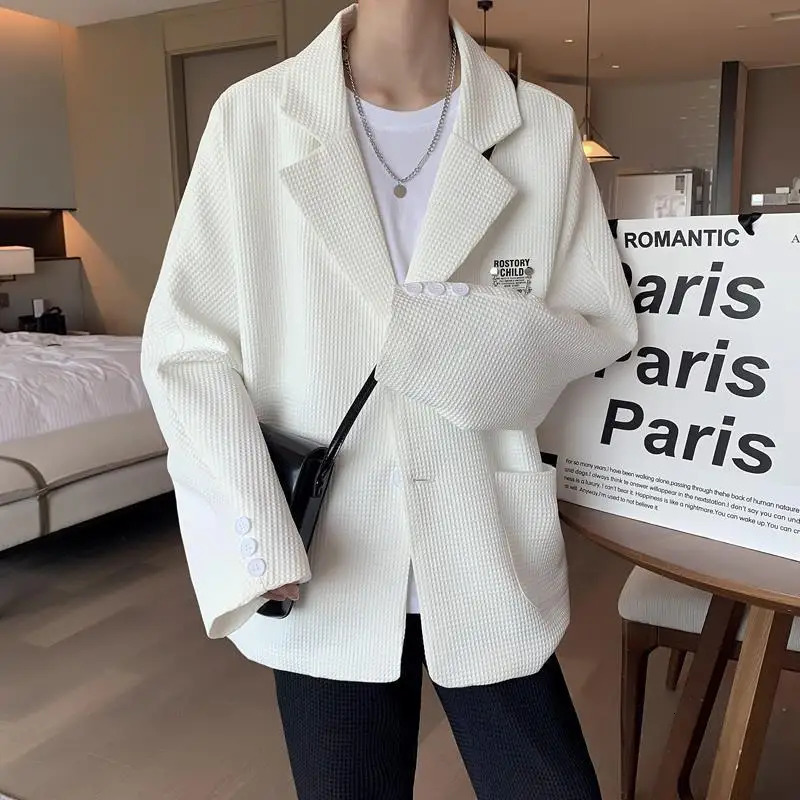 Mens Suit Jackets Party White Single Breasted Male Blazer In Fashionable Summer Premium Coat Fashion 2024 Clothing 250807