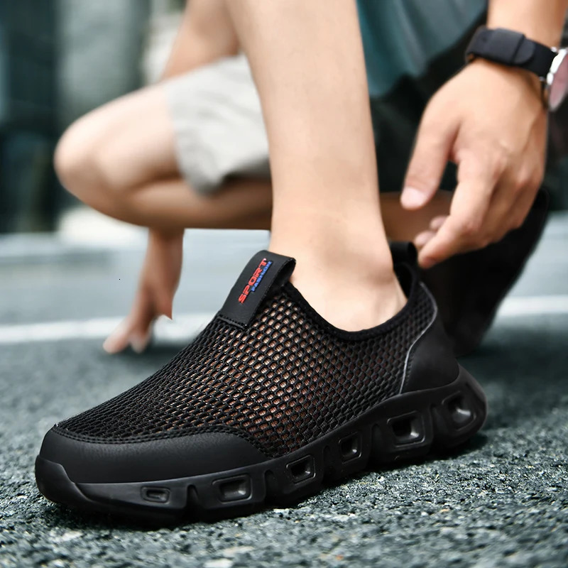 Men Aqua Shoes Outdoor Breathable Beach Shoes Lightweight Quick-drying Wading Shoes Sport Water Camping Sneakers Shoes Size 48 250730