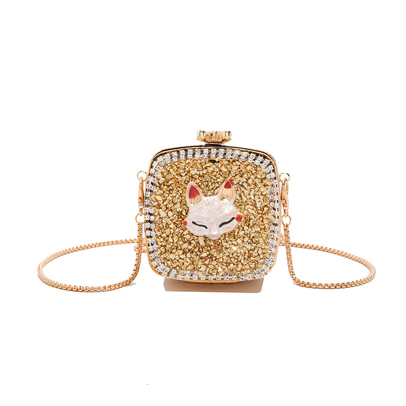 Free shipping designer Shiny Hot Girl Chain Crossbody Bag Acrylic Bag Female Mini Full Diamond Inlaid Powder Bag Street High-end Small Bag