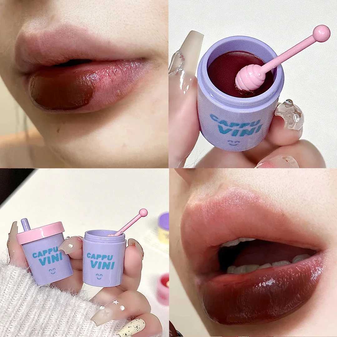Teacup Colored Lip Balm Moisturizing Colored Lip Tint Long Lasting Anti-cracking Solid Color Lipstick Girls Lip Care CosmeticsXJ250807