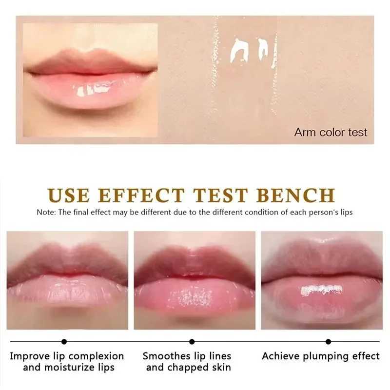 Instant Volumising Lip Plumper Oil Collagen Lip Plumping Gloss Moisturizer Repair Makeup Increases Elasticity Sexy Lip CosmeticsXJ250807