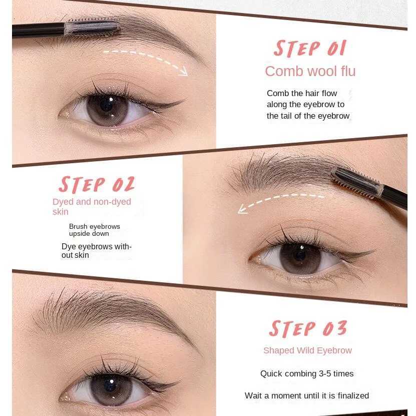 Judydoll Colored Eyebrow Cream Naturally Persistently Holds Makeup Brown Eyebrow Cream Eye Brow Stamp W250807